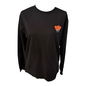 JZD XS Black T-Shirt Latino Community and Culture NWT Long Sleeve